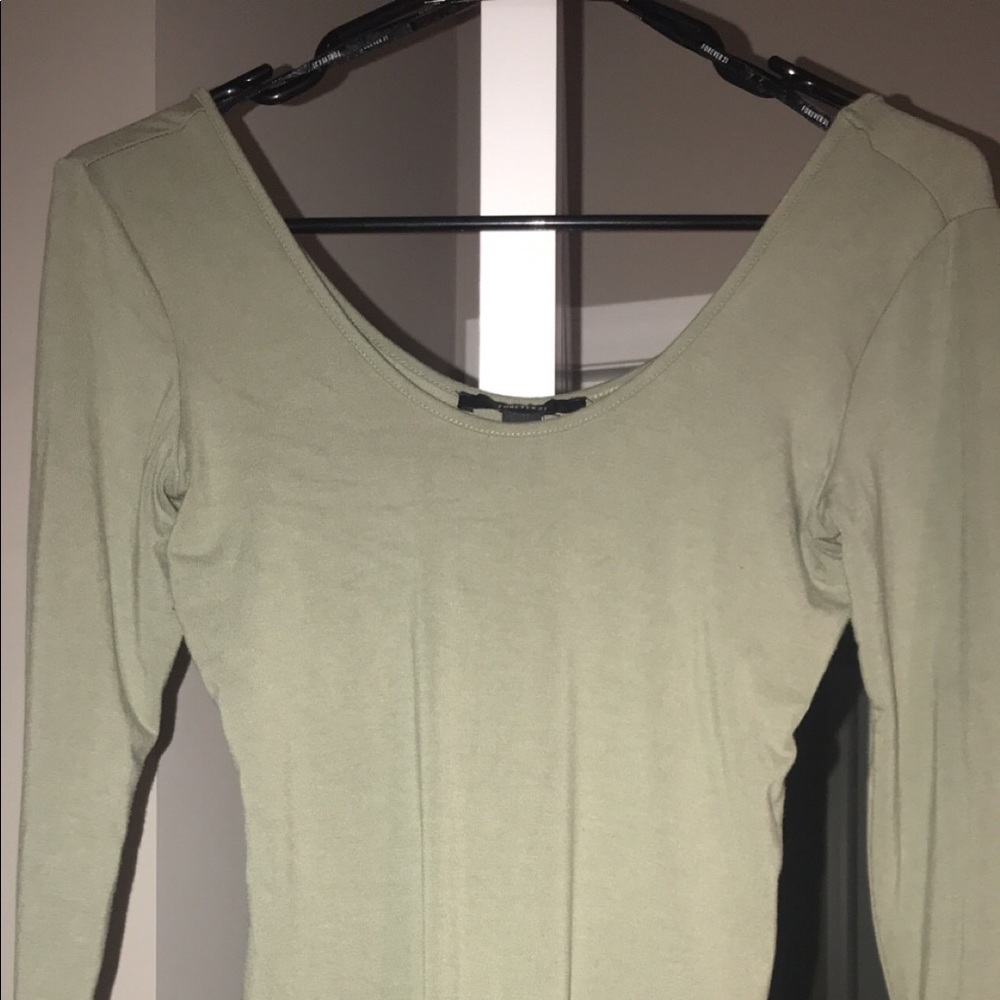 Olive Green Body Suit